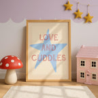 Love and Cuddles Blue Print