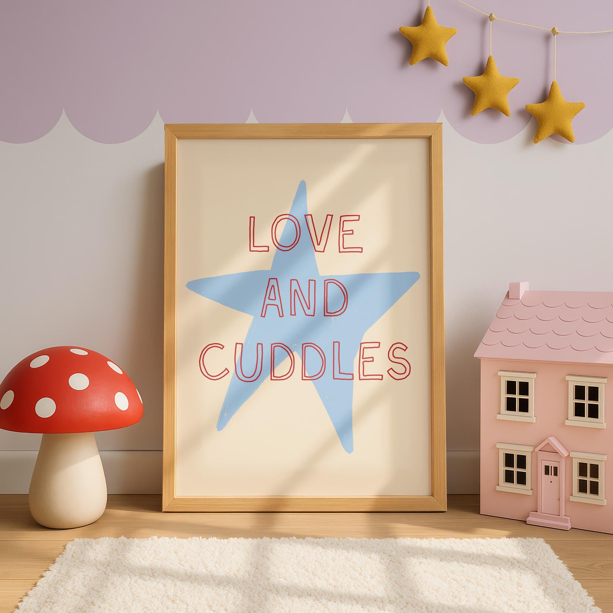 Love and Cuddles Blue Print