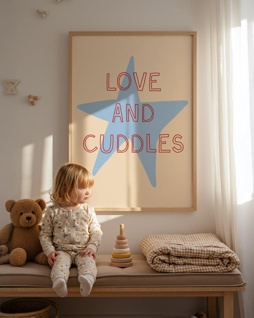 Love and Cuddles Blue Print