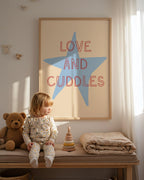 Love and Cuddles Blue Print
