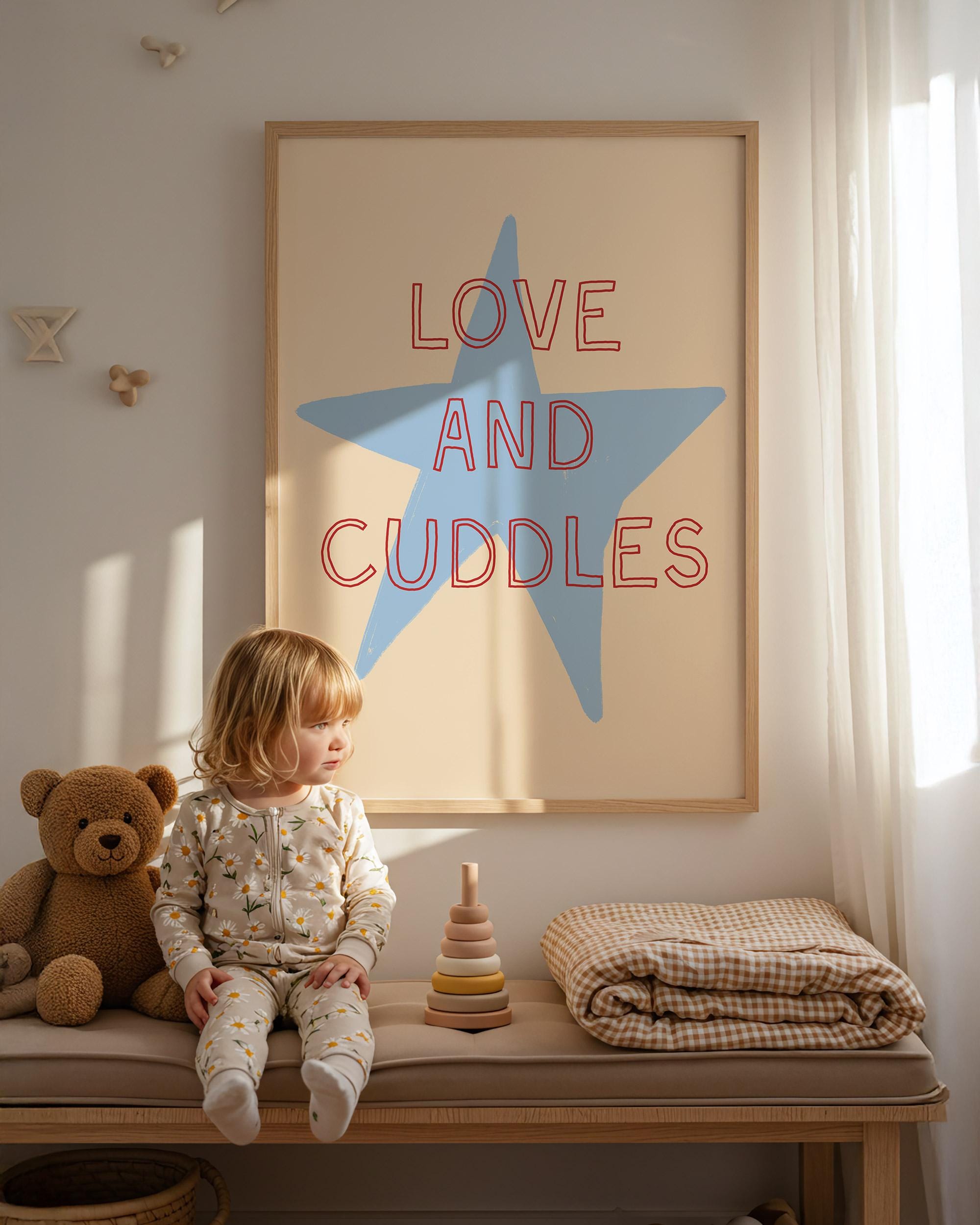 Love and Cuddles Blue Print