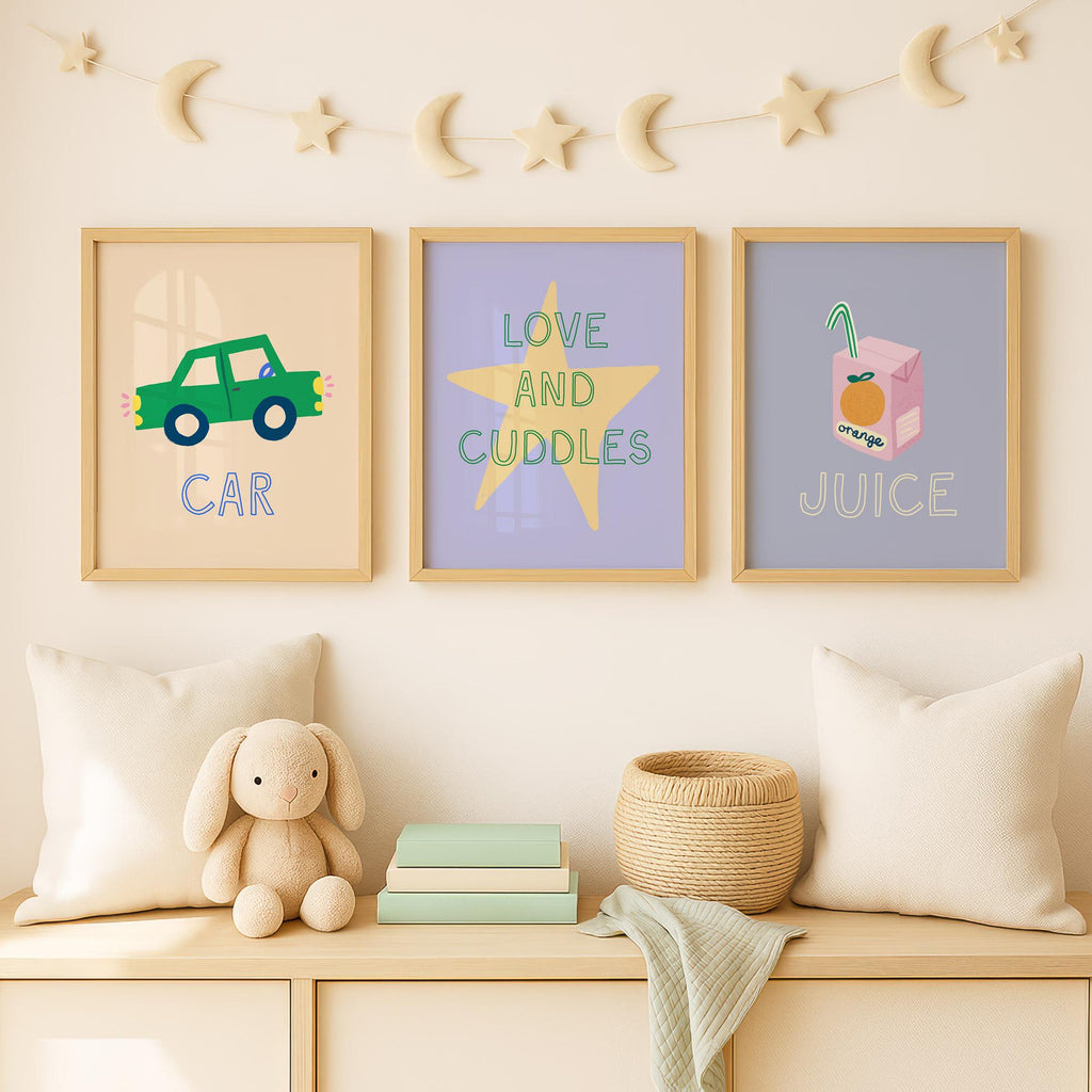 Love and Cuddles Star Print