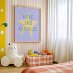 Love and Cuddles Star Print
