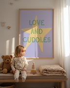 Love and Cuddles Star Print