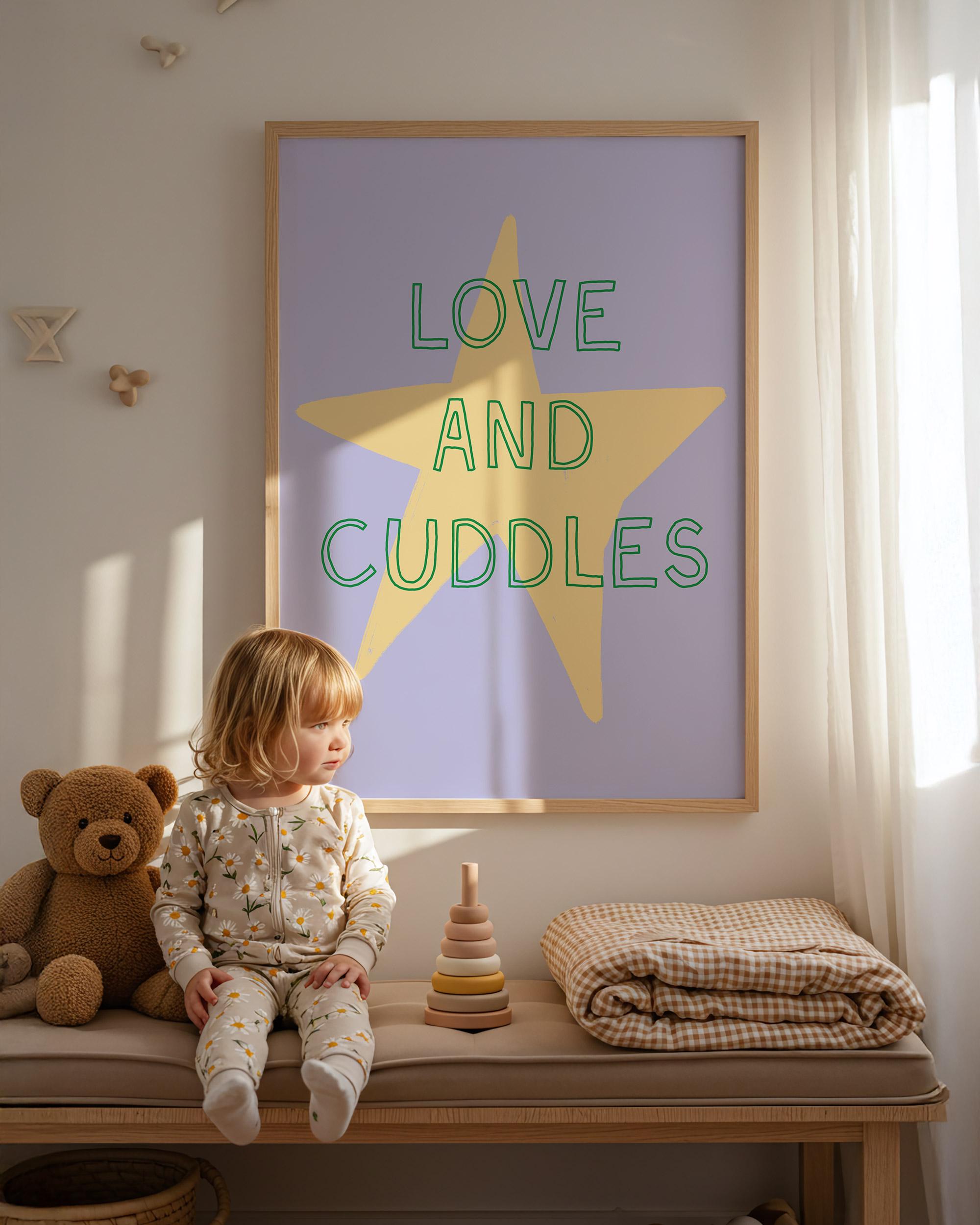 Love and Cuddles Star Print