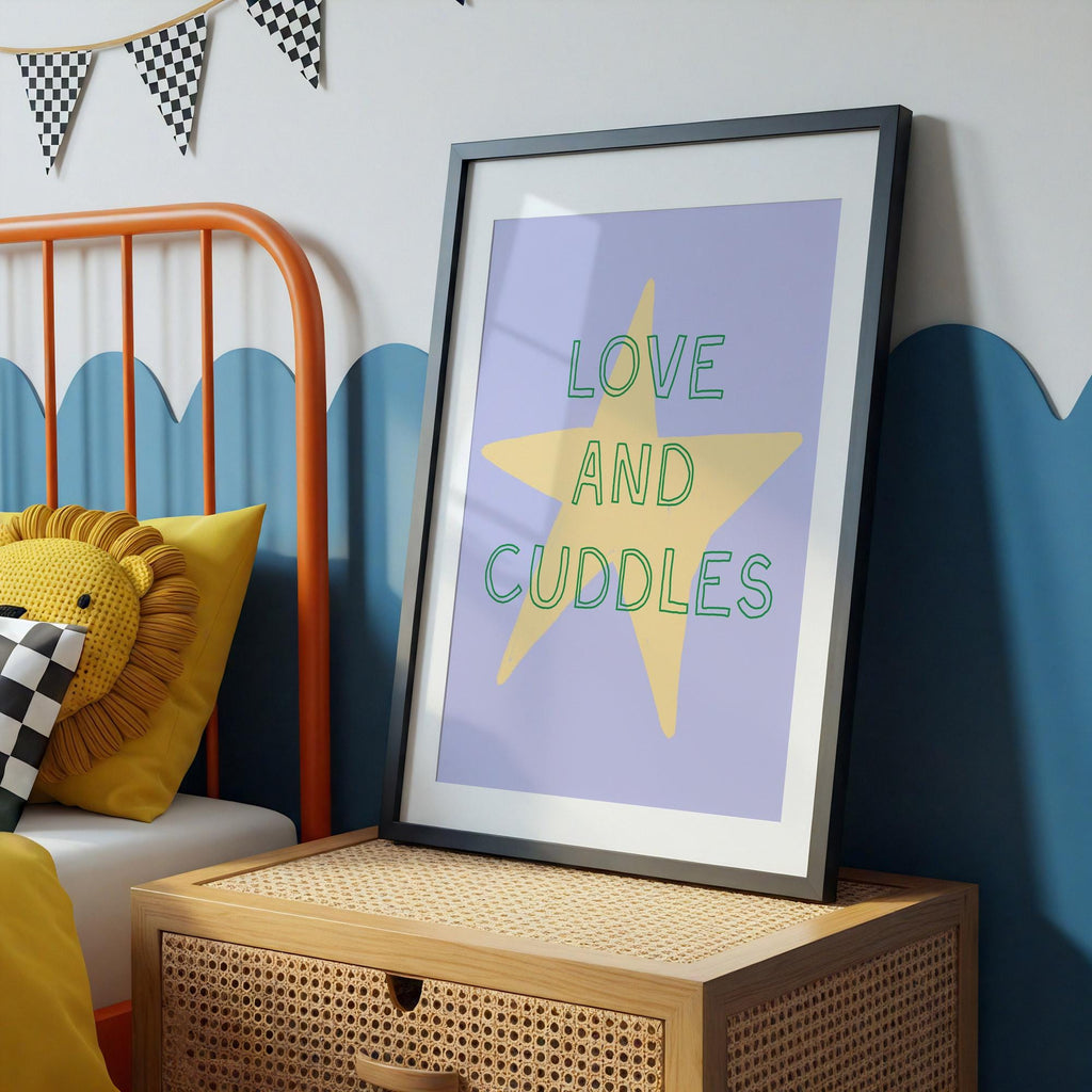 Love and Cuddles Star Print