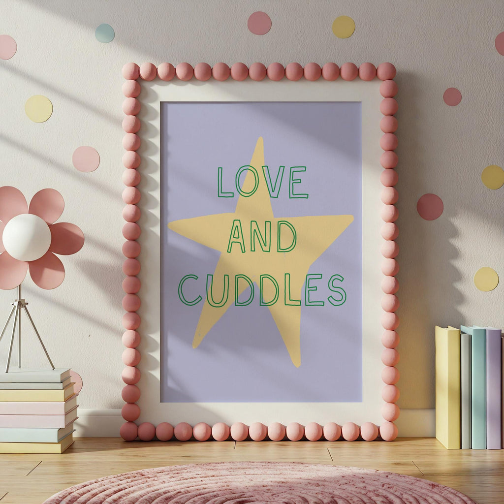 Love and Cuddles Star Print