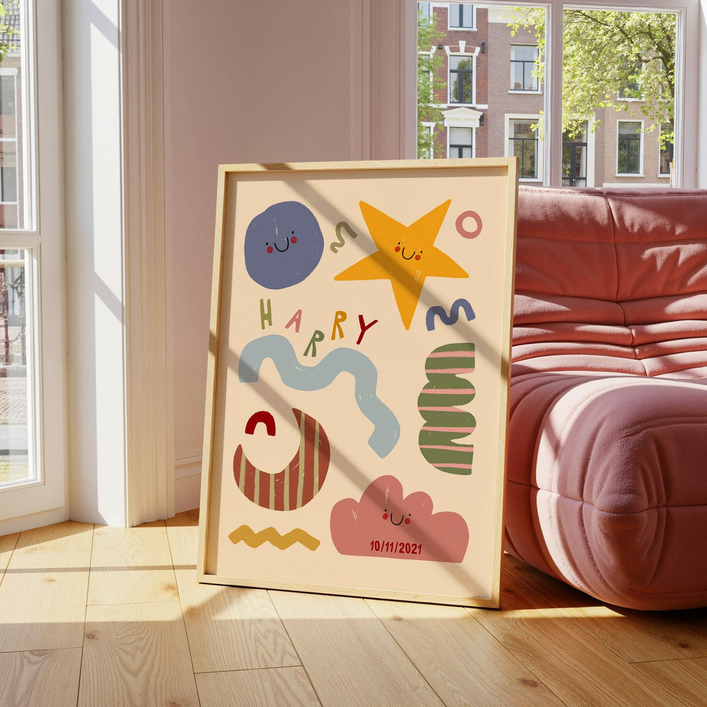 Personalised Abstract Name Print