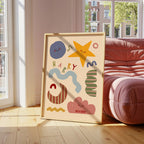 Personalised Abstract Name Print