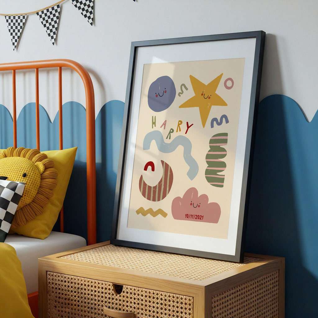 Personalised Abstract Name Print