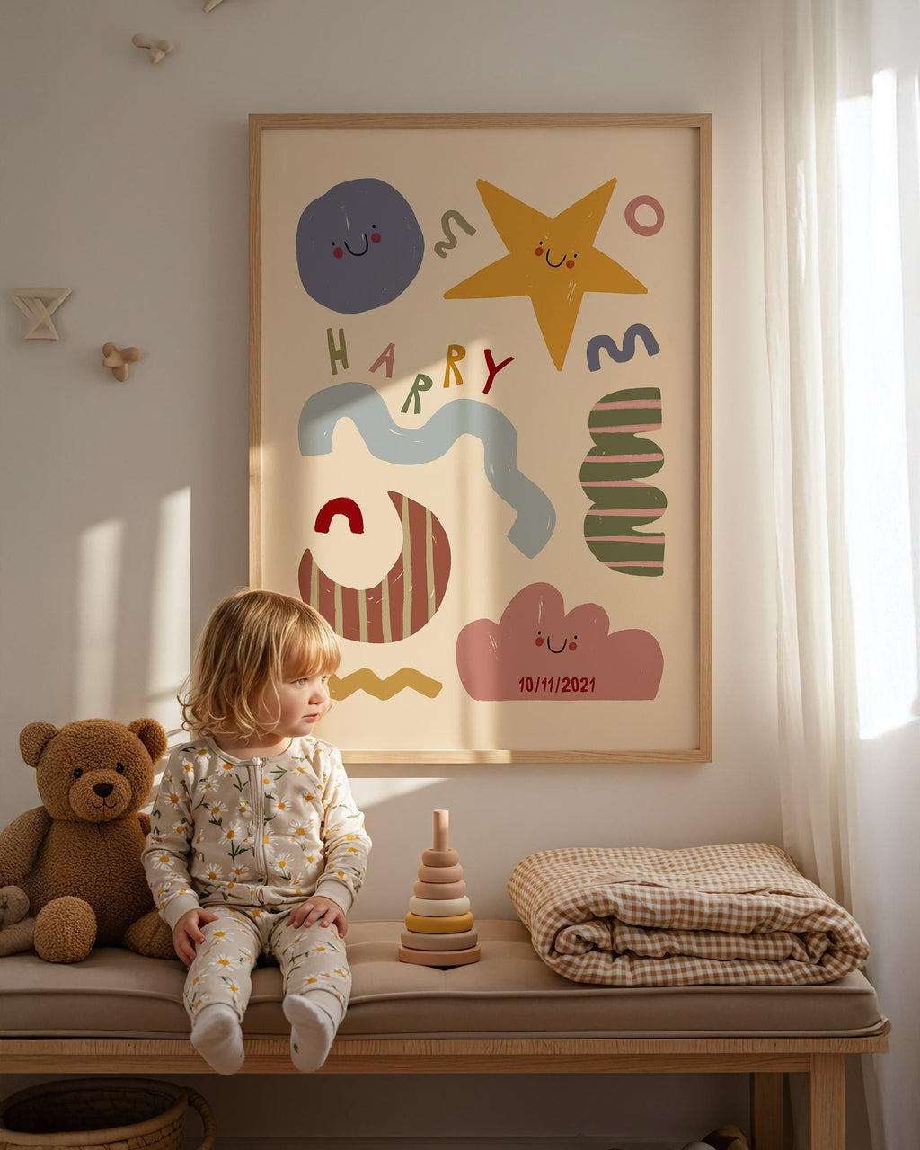 Personalised Abstract Name Print