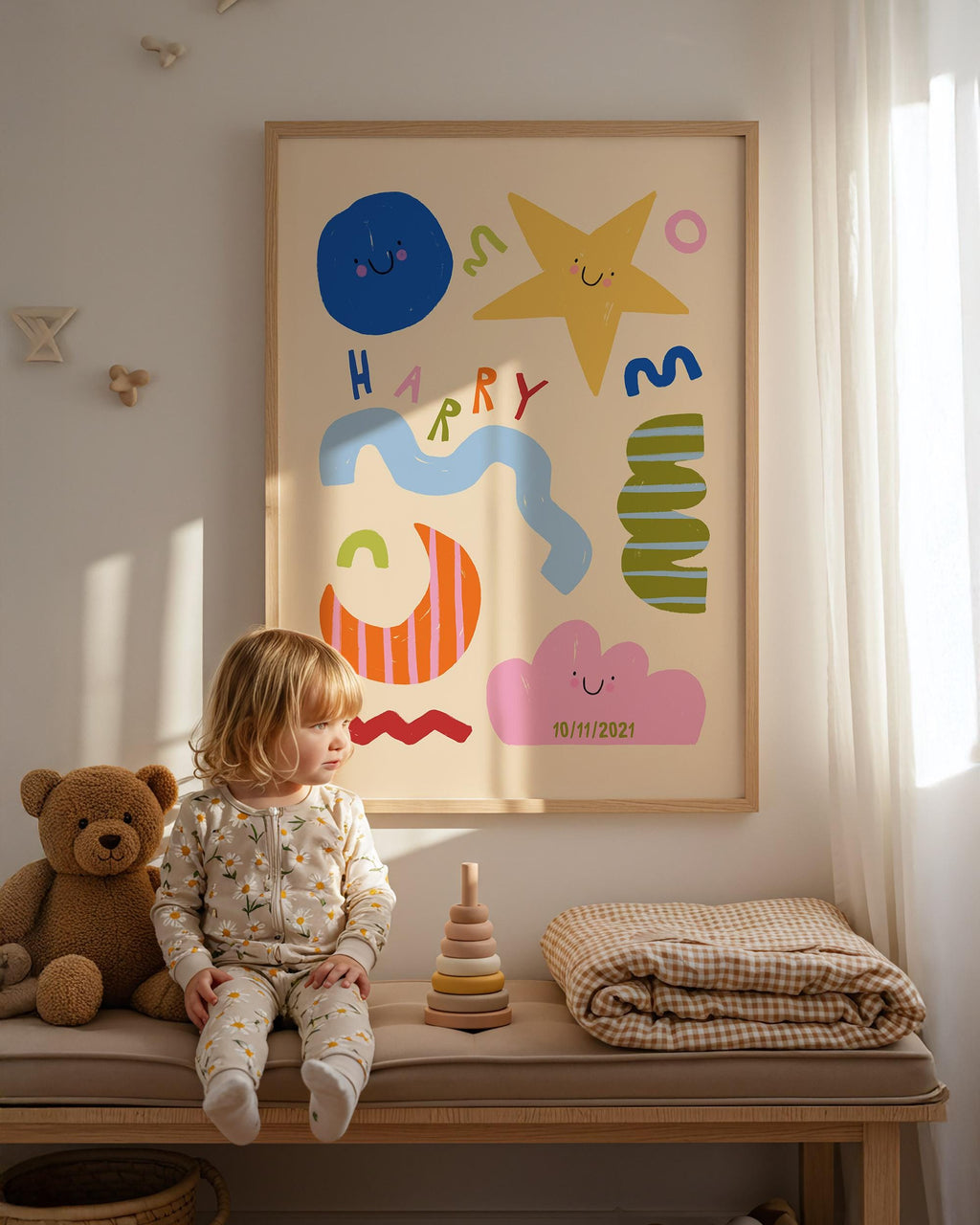 Personalised Abstract Name Print