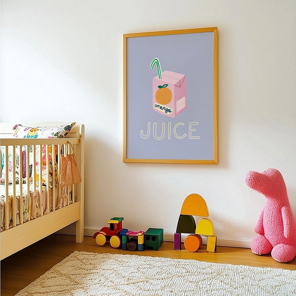 Pink Juice Box Print