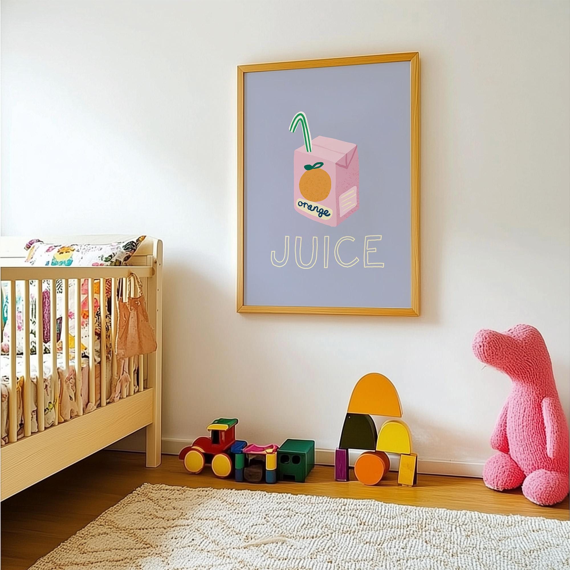 Pink Juice Box Print