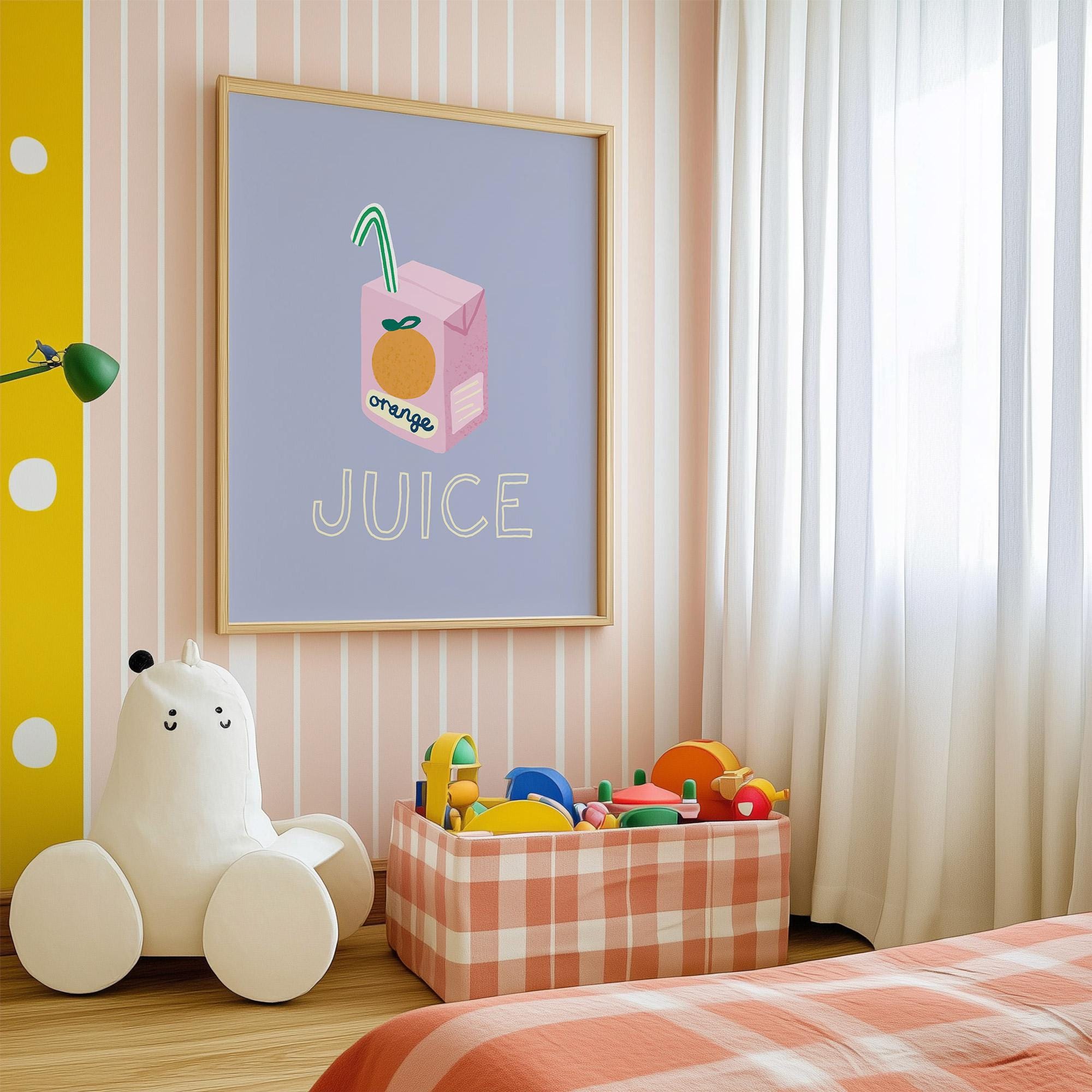 Pink Juice Box Print