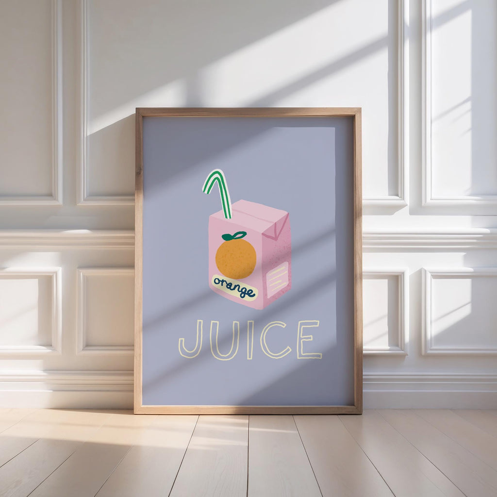 Pink Juice Box Print