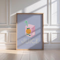Pink Juice Box Print