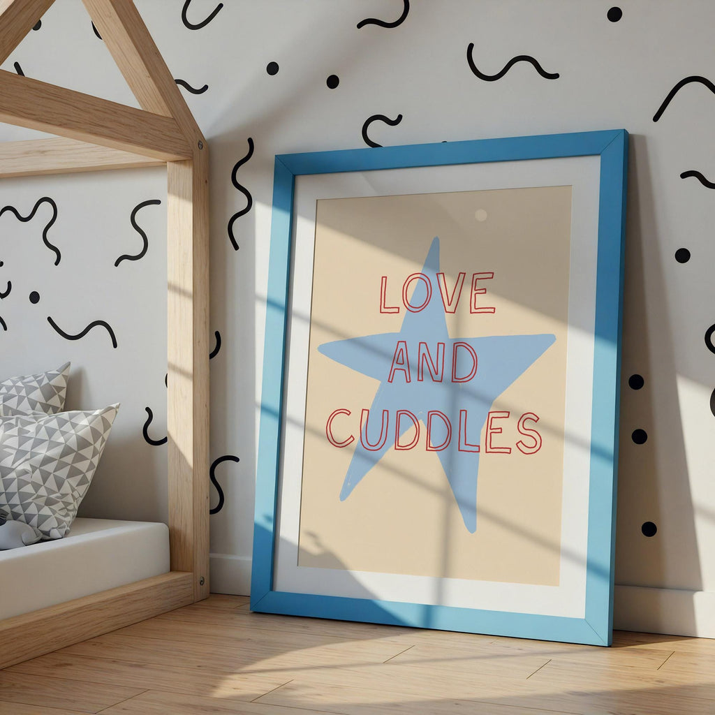 Love and Cuddles Blue Print
