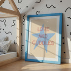 Love and Cuddles Blue Print
