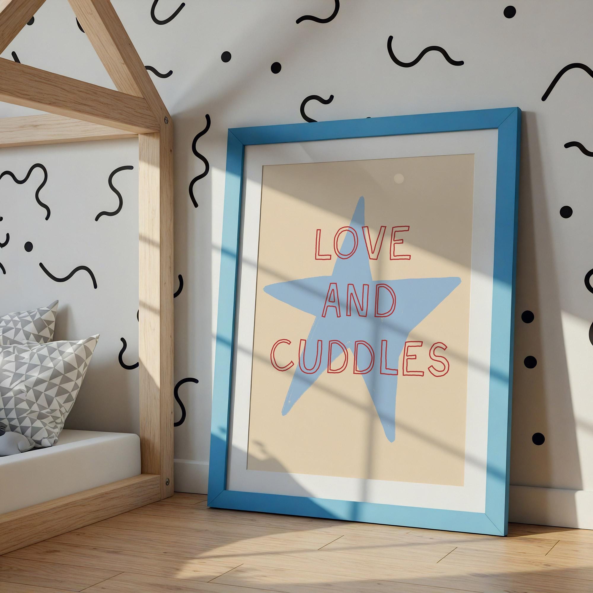 Love and Cuddles Blue Print