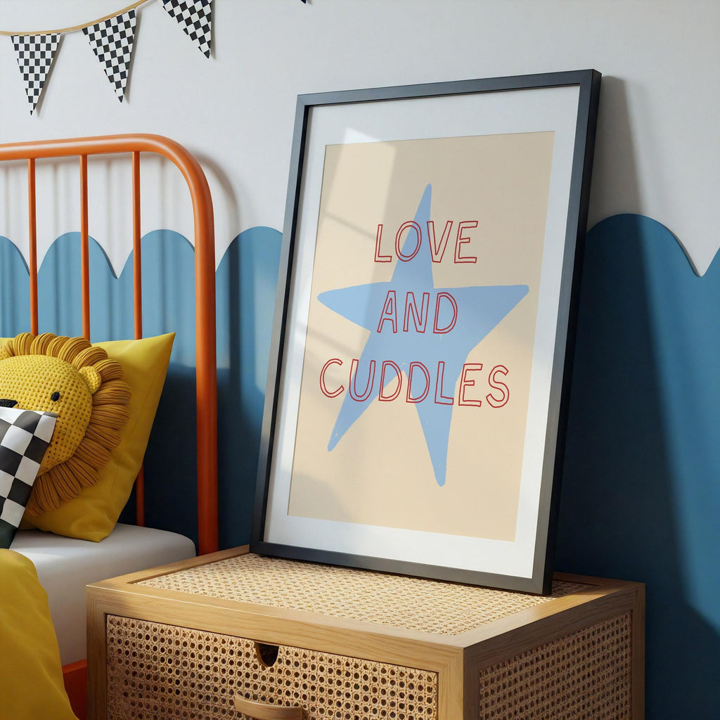 Love and Cuddles Blue Print