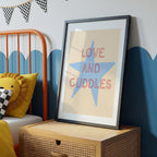 Love and Cuddles Blue Print