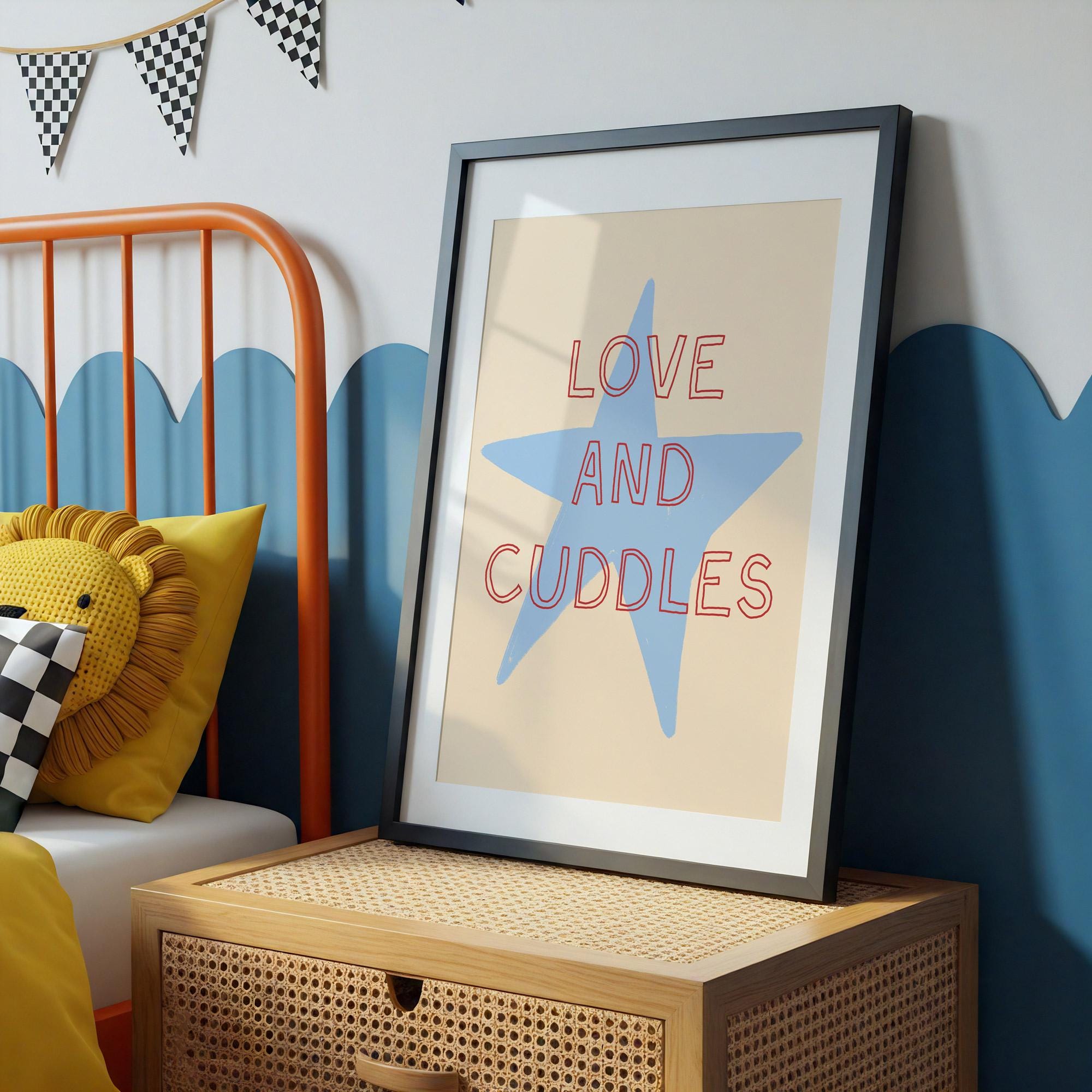 Love and Cuddles Blue Print