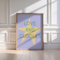 Love and Cuddles Star Print