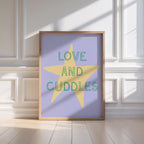 Love and Cuddles Star Print