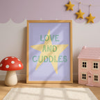 Love and Cuddles Star Print