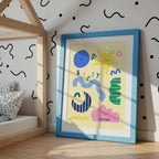 Personalised Name Shapes Print