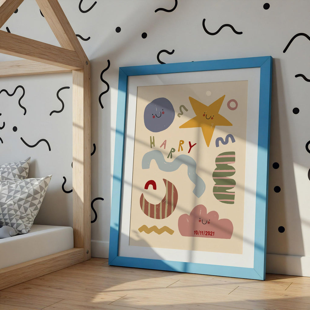 Personalised Abstract Name Print