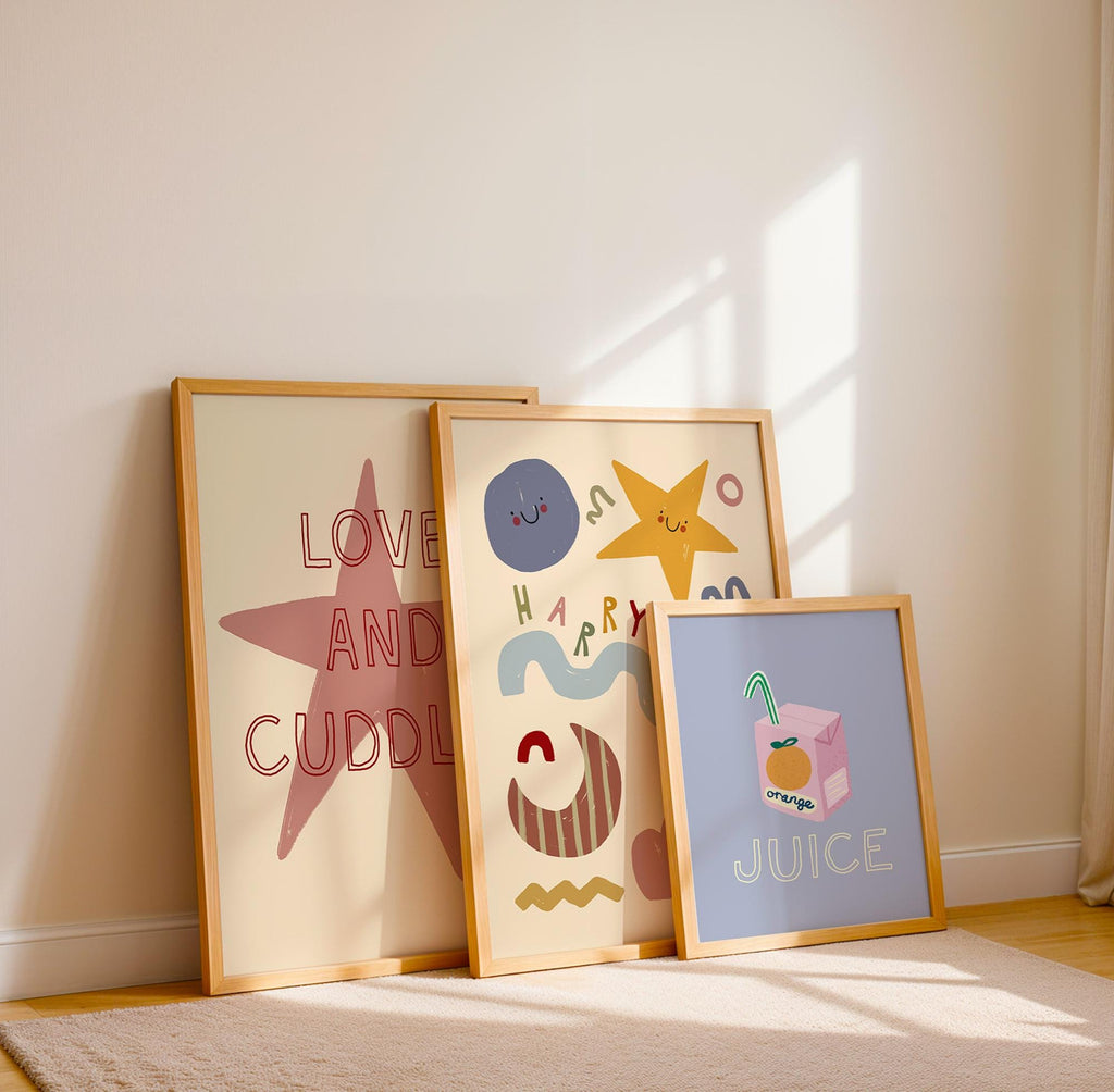 Personalised Abstract Name Print
