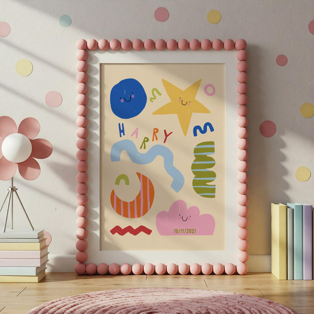 Personalised Abstract Name Print