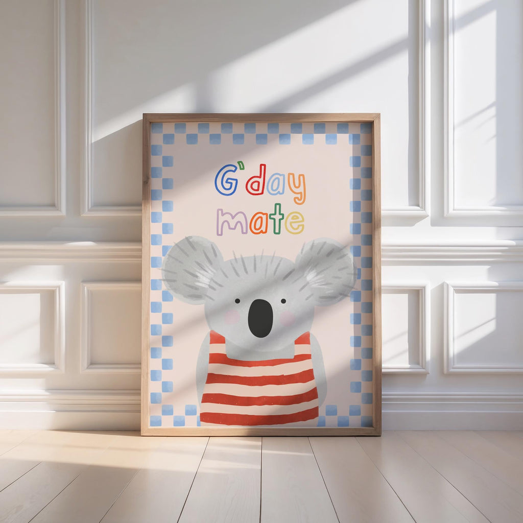 G'day Mate Koala Print