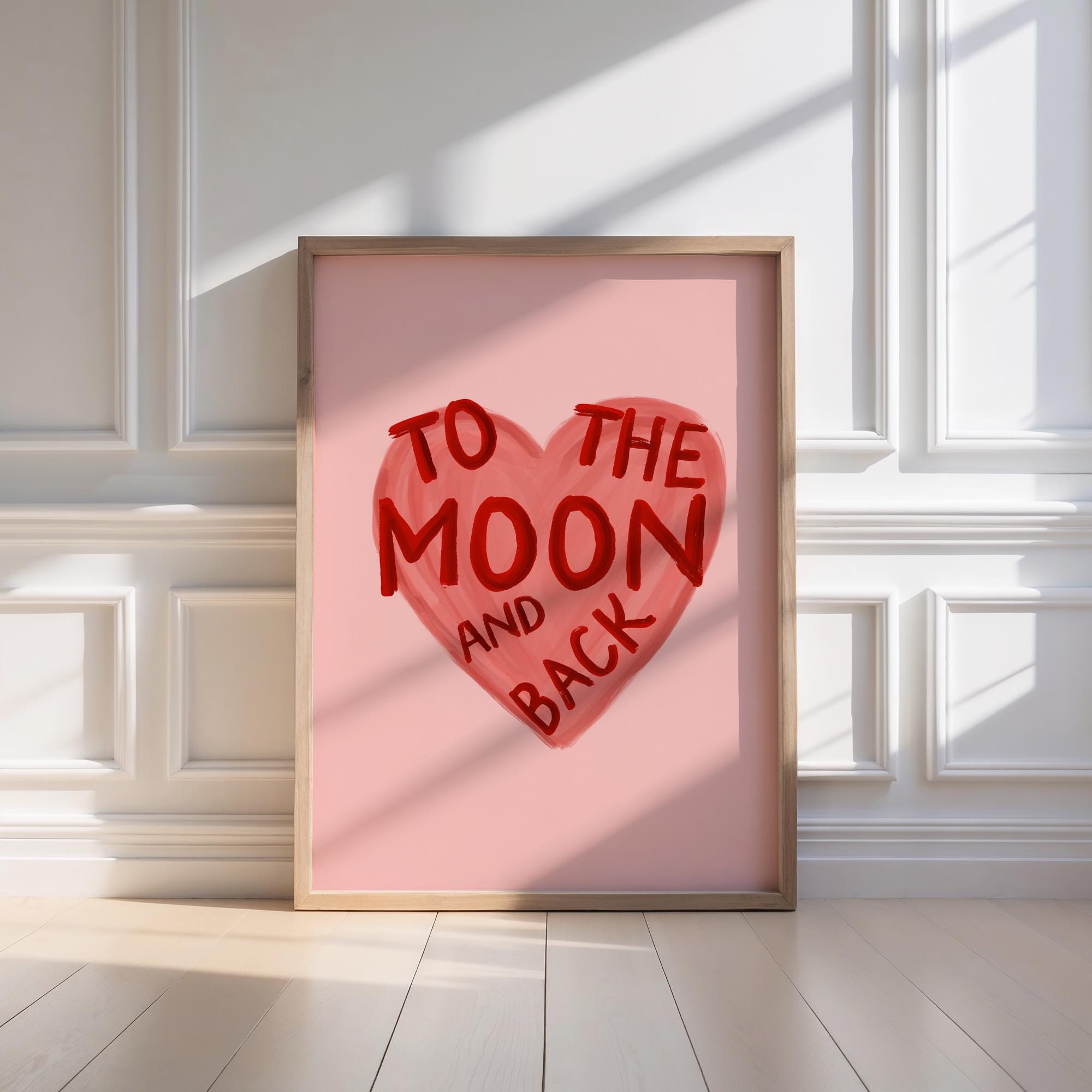 To the Moon Back Print