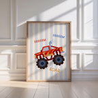 Monster Truck Kids Print