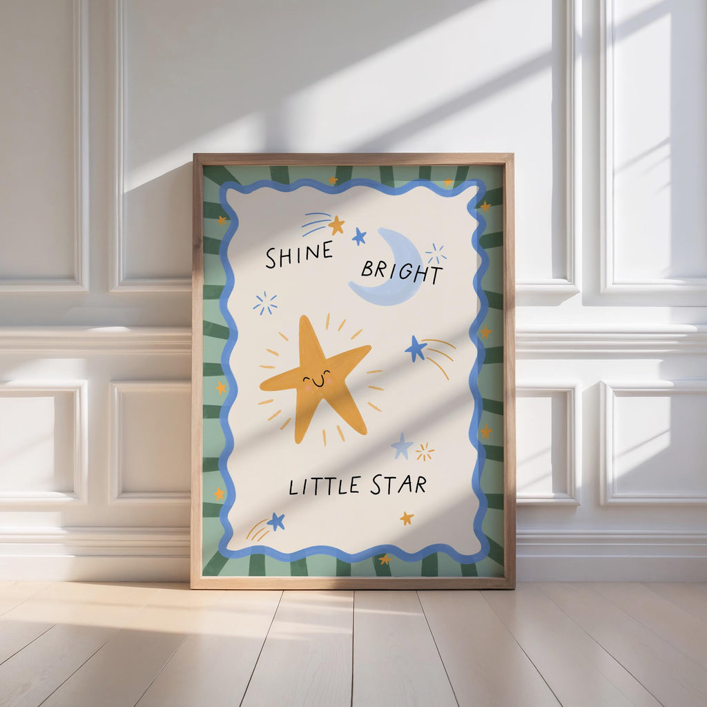 Shine Bright Little Star Print
