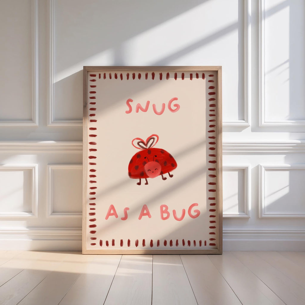 Snug as a Bug Ladybug Print