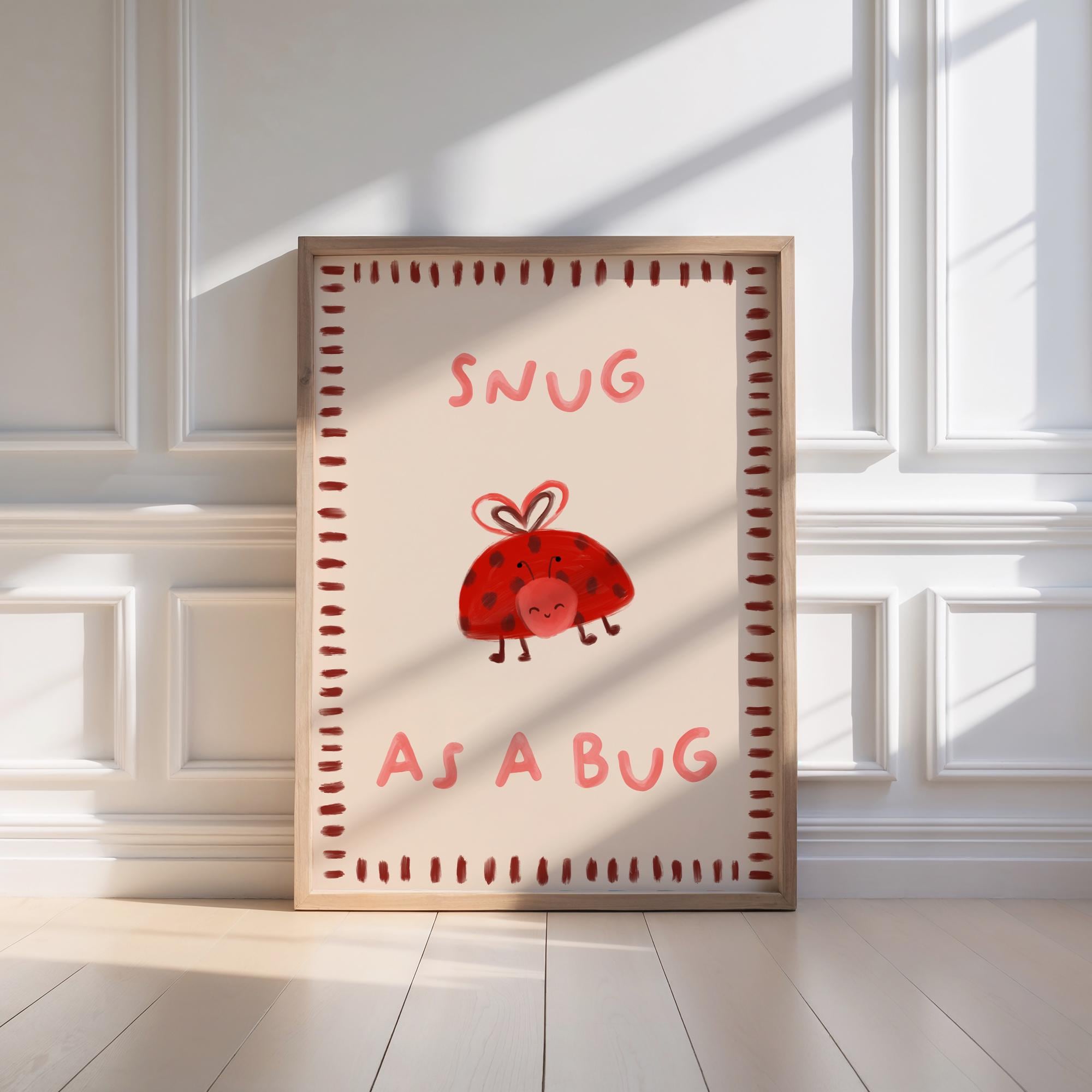 Snug as a Bug Ladybug Print