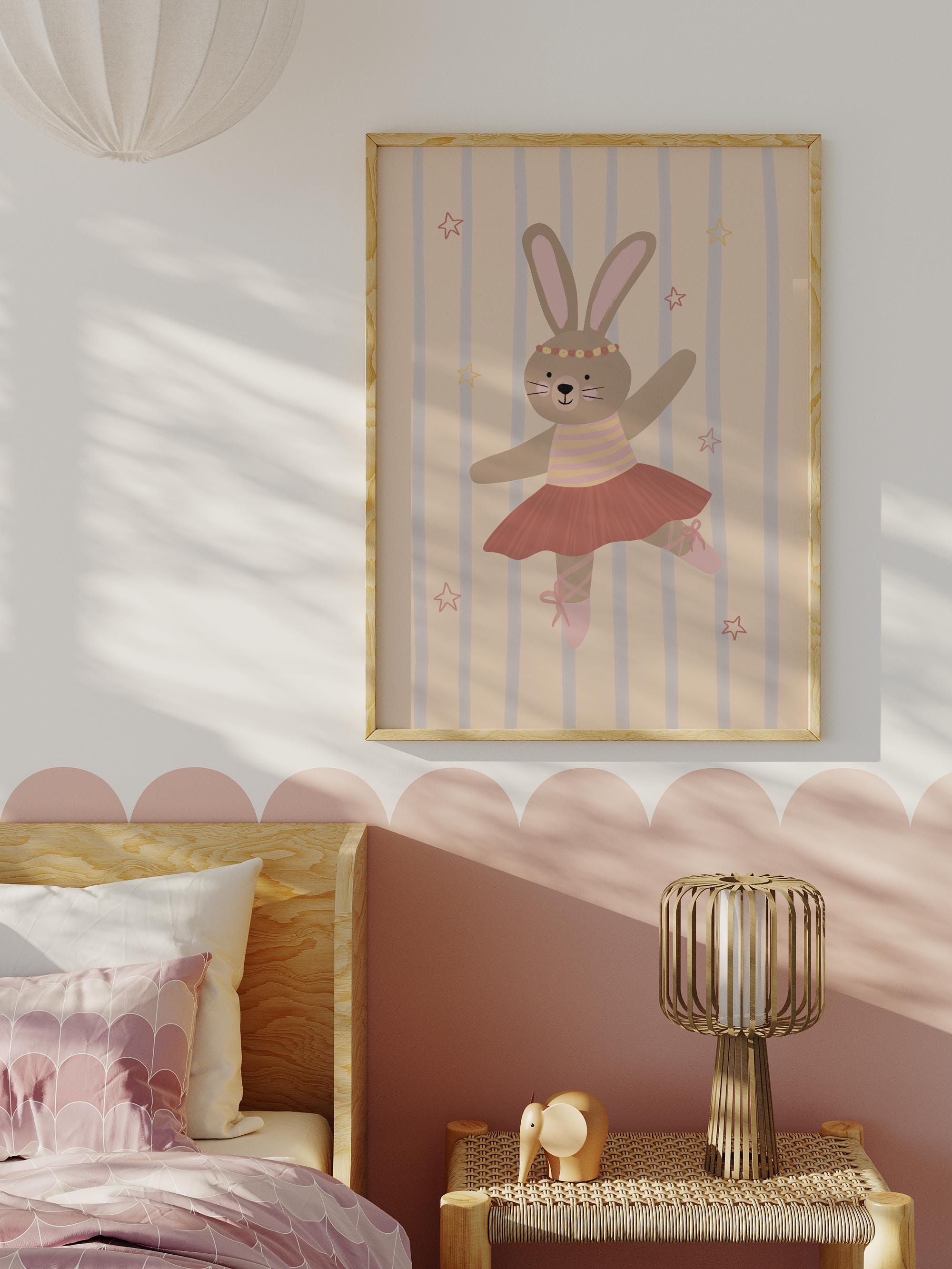 Ballet Bunny Print