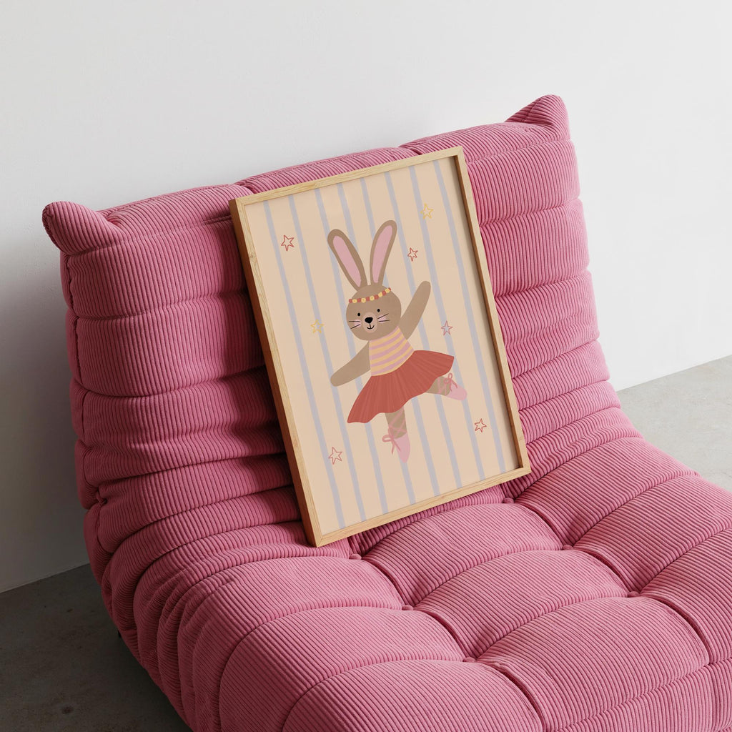 Ballet Bunny Print