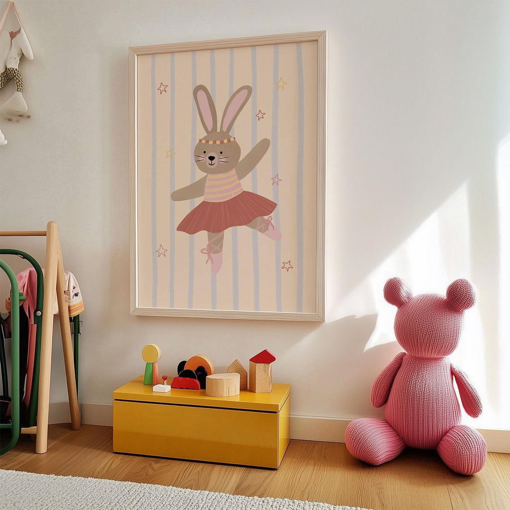 Ballet Bunny Print