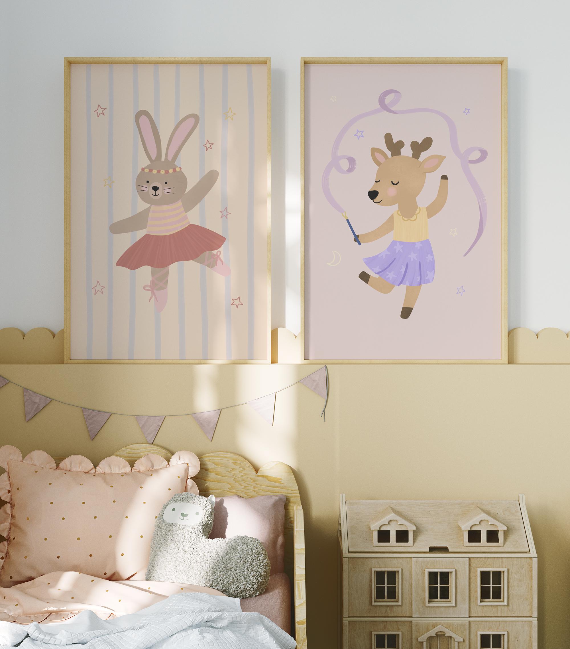 Dancing Deer Print