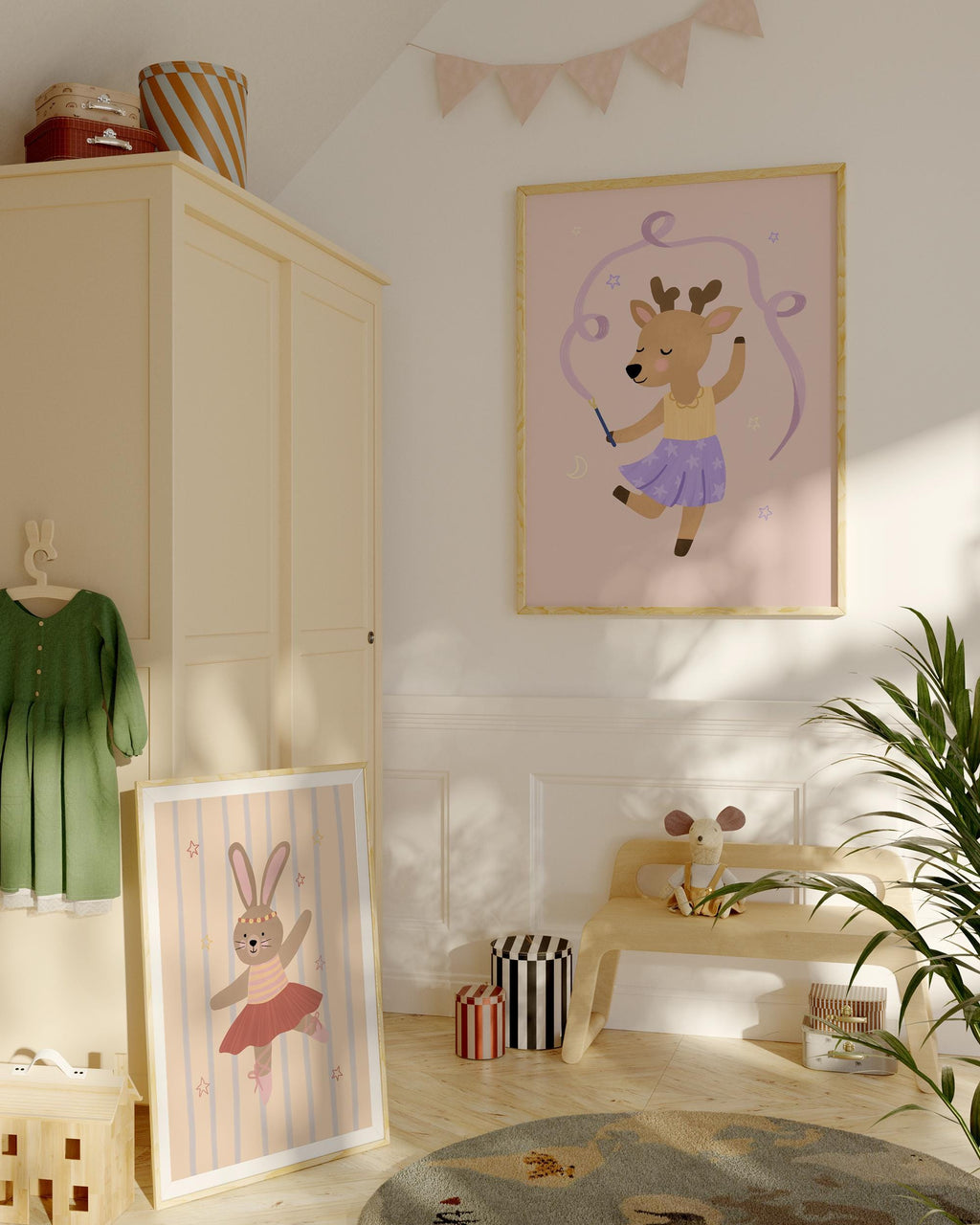 Dancing Deer Print