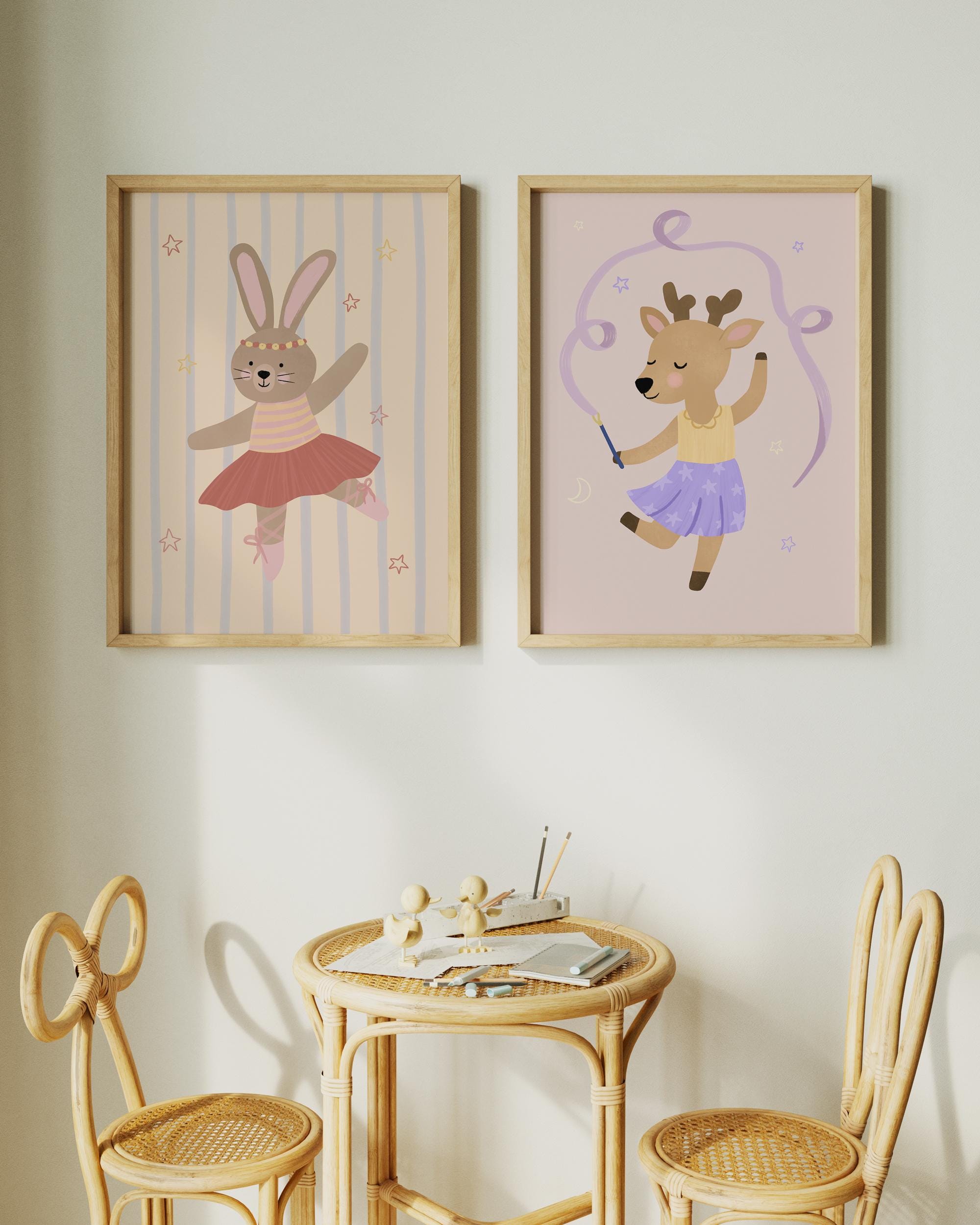 Dancing Deer Print