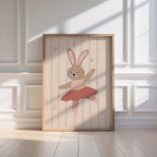 Ballet Bunny Print