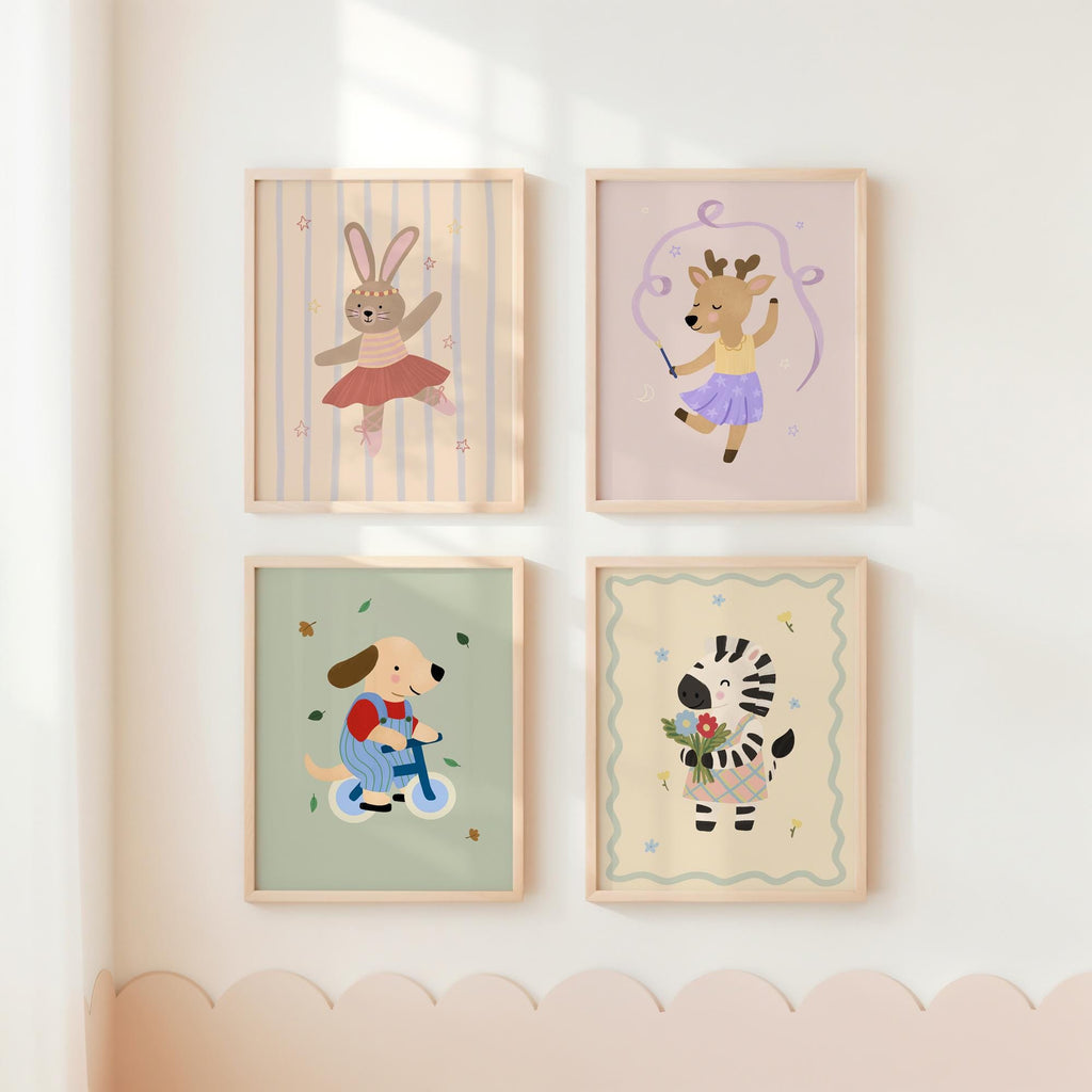Ballet Bunny Print
