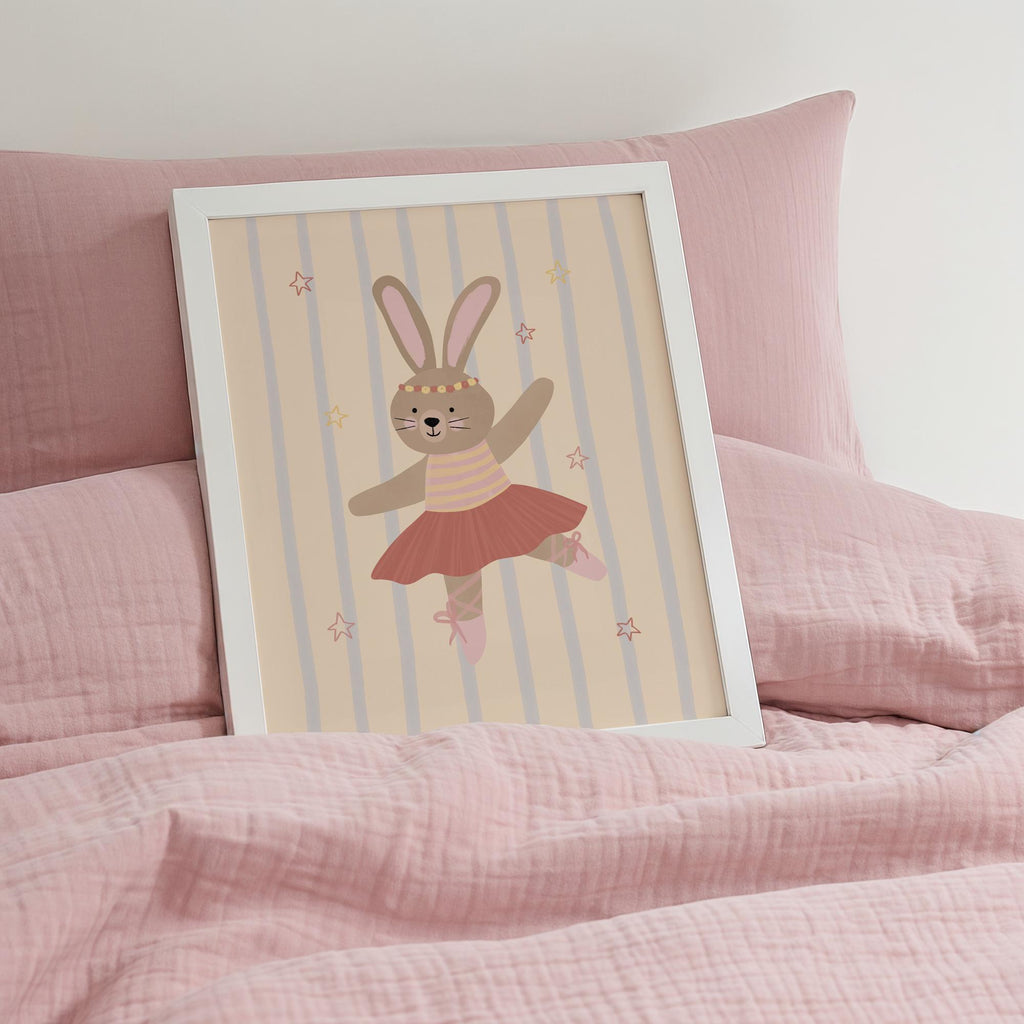 Ballet Bunny Print
