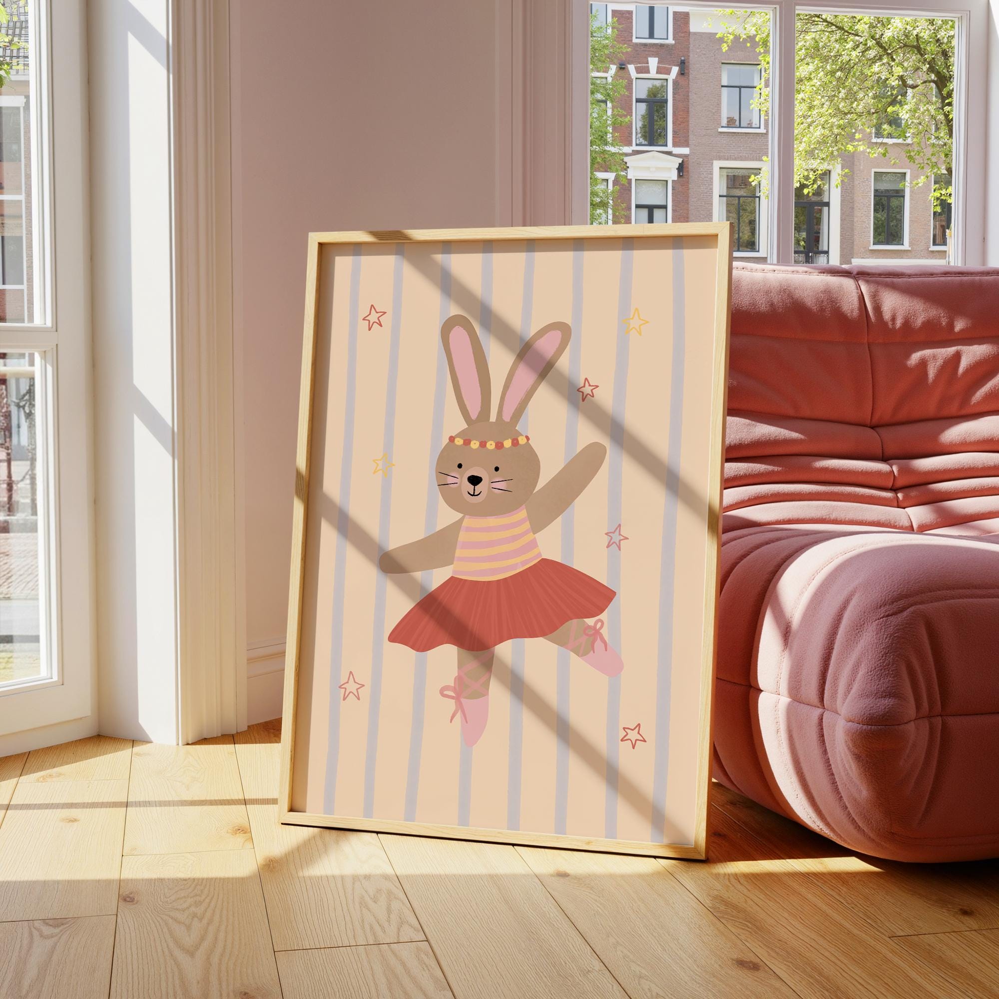 Ballet Bunny Print